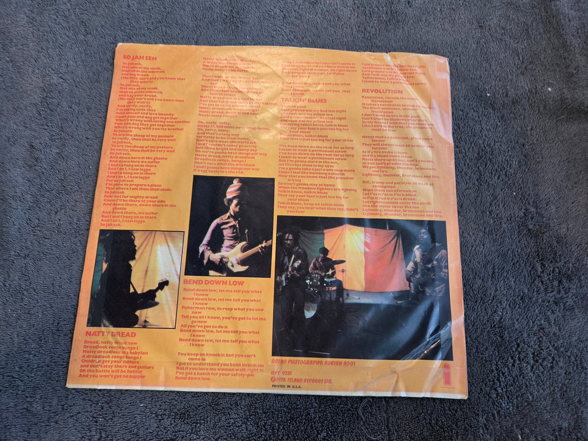 BOB MARLEY NATTY DREAD 1P 1974