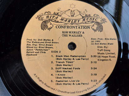 BOB MARLEY CONFRONTATION TAN LABEL UK IMP