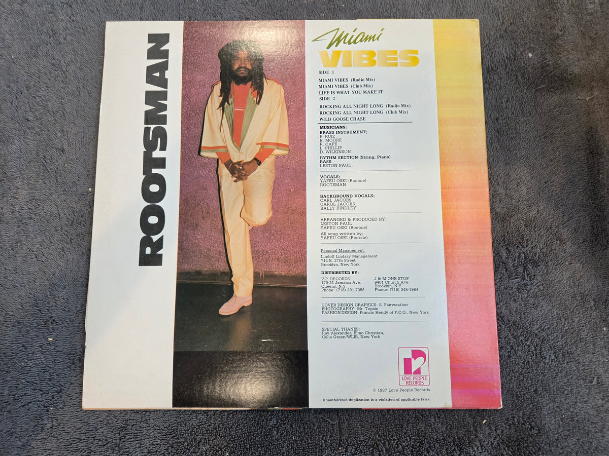 ROOTSMAN MIAMI VIBES MISPRINT