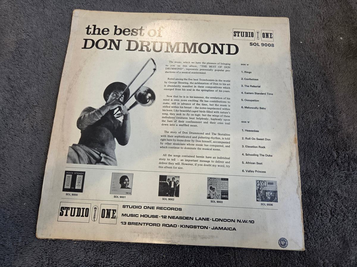 DON DRUMMOND THE BEST OF RED/WHITE LABEL JAM IMP