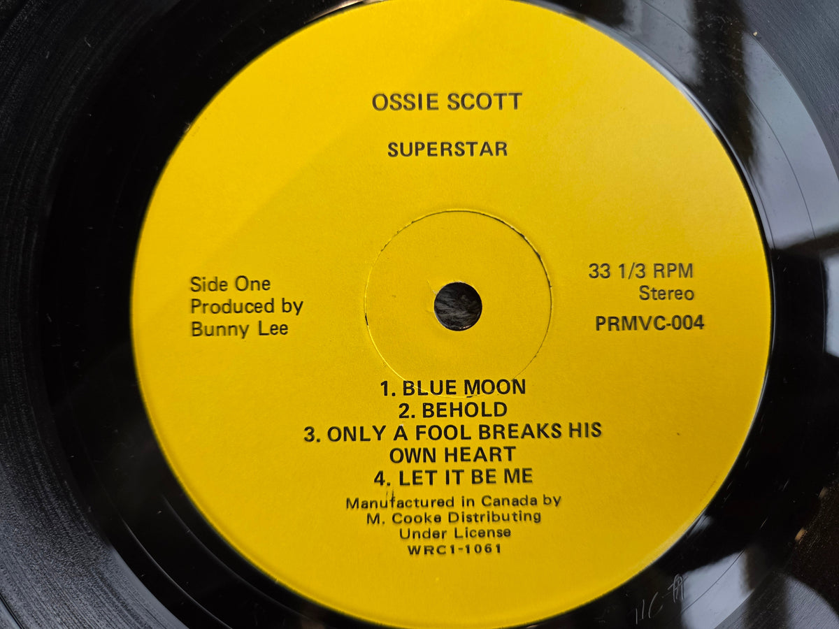 OSSIE SCOTT SUPERSTAR