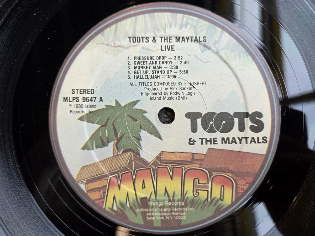 TOOTS AND THE MAYTALS LIVE