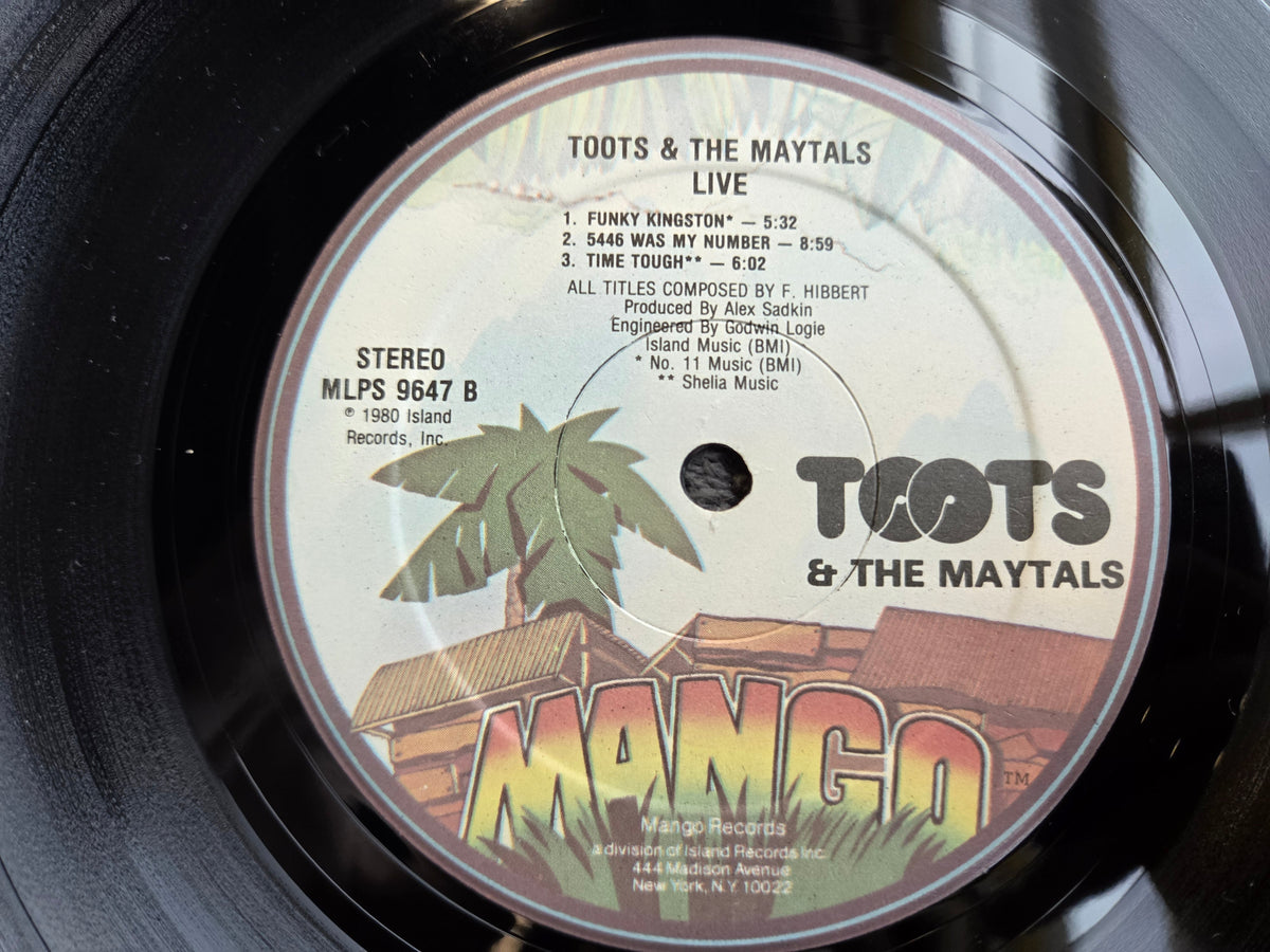 TOOTS AND THE MAYTALS LIVE