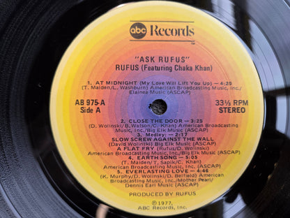 RUFUS ASK RUFUS NO POSTER