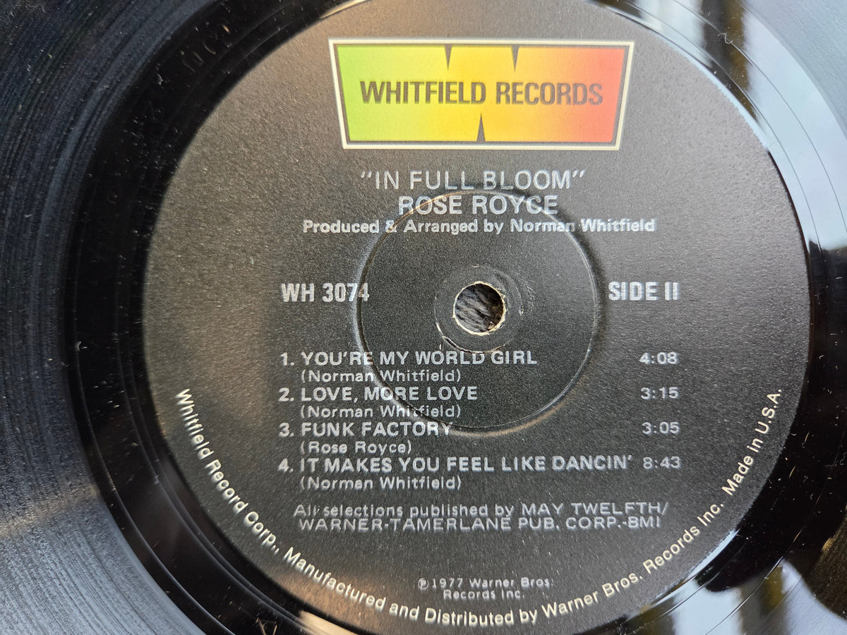 ROSE ROYCE IN FULL BLOOM