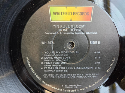 ROSE ROYCE IN FULL BLOOM
