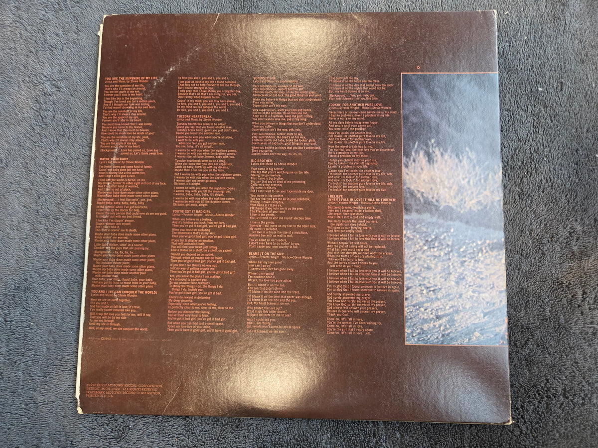 STEVIE WONDER TALKING BOOK