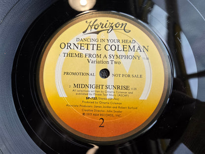ORNETTE COLEMAN DANCING IN YOUR HEAD UNIPAK PROMO