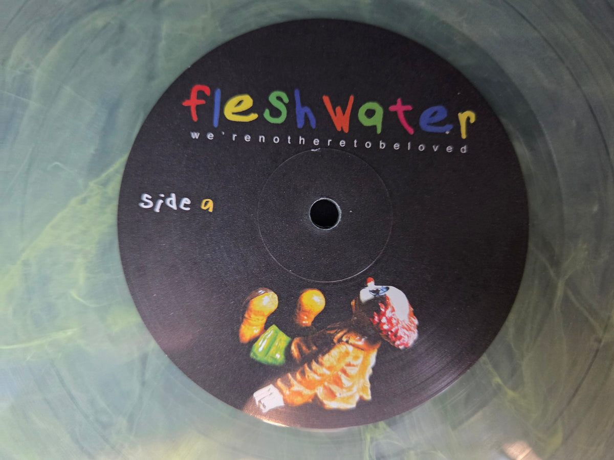 FLESHWATER WERE NOT HERE TO BE LOVED CLEAR YELLOW SMOKE