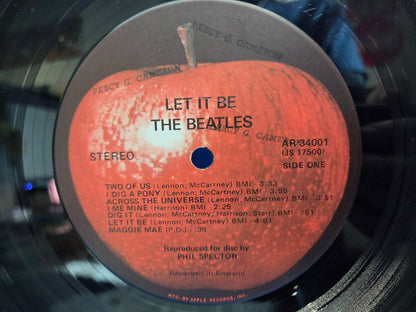BEATLES LET IT BE RED APPLE