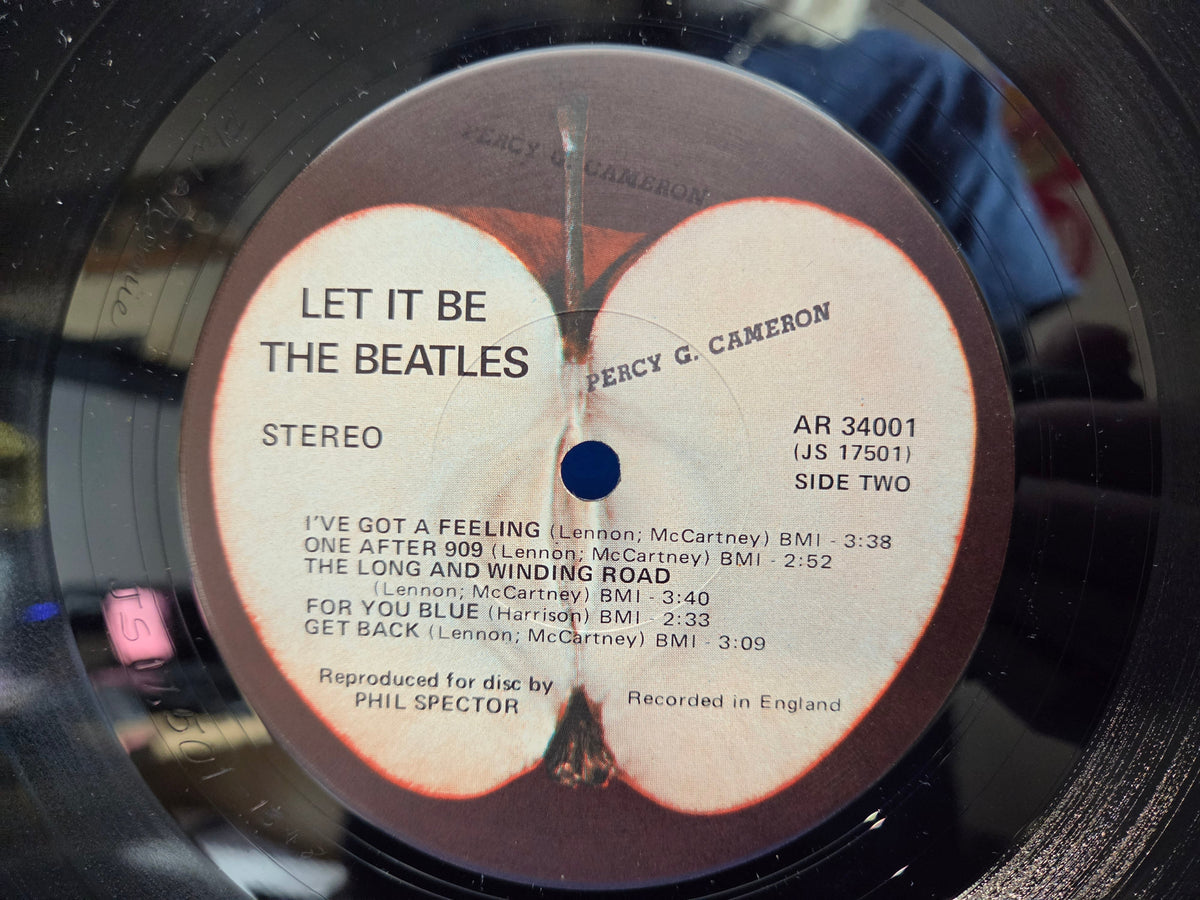 BEATLES LET IT BE RED APPLE