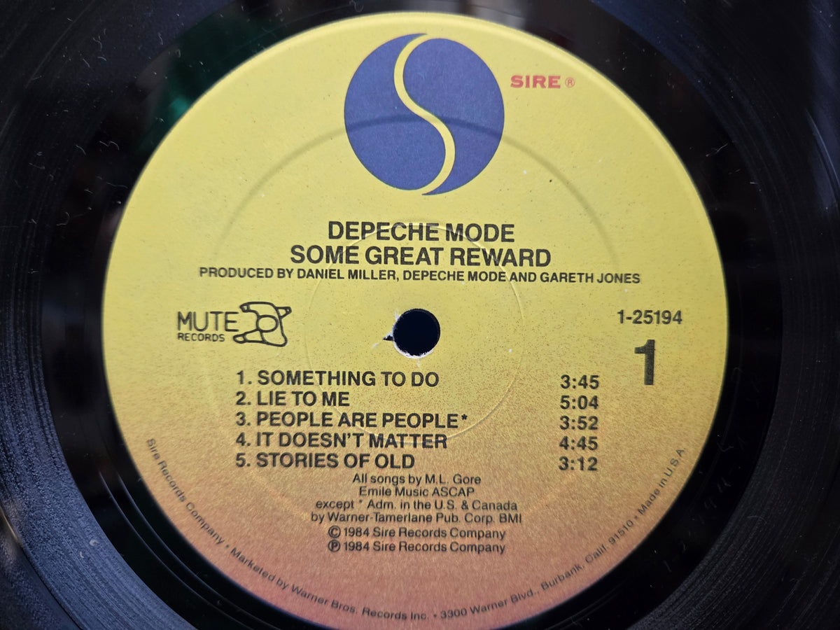 DEPECHE MODE SOME GREAT REWARD