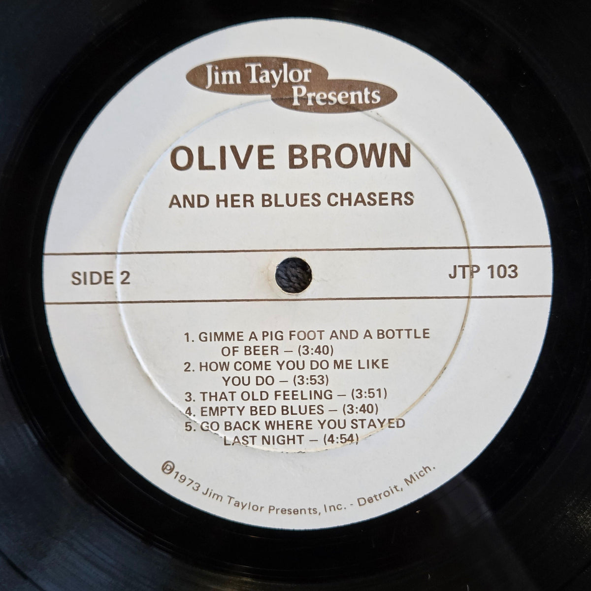 OLIVE BROWN AND HER BLUES CHASERS