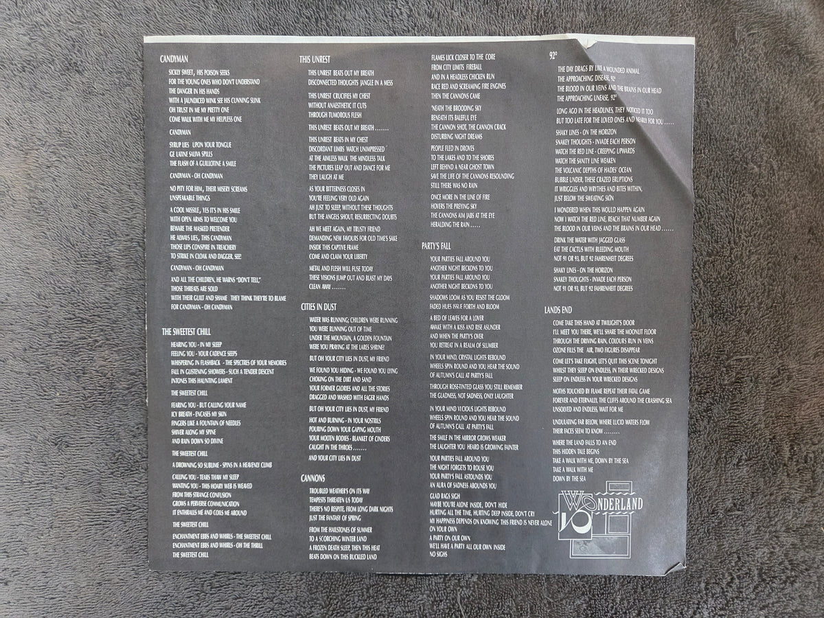SIOUXSIE & THE BANSHEES TINDERBOX AUTO