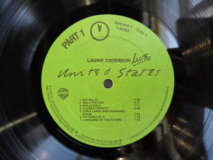 LAURIE ANDERSON UNITED STATES LIVE BOX SET