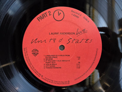 LAURIE ANDERSON UNITED STATES LIVE BOX SET
