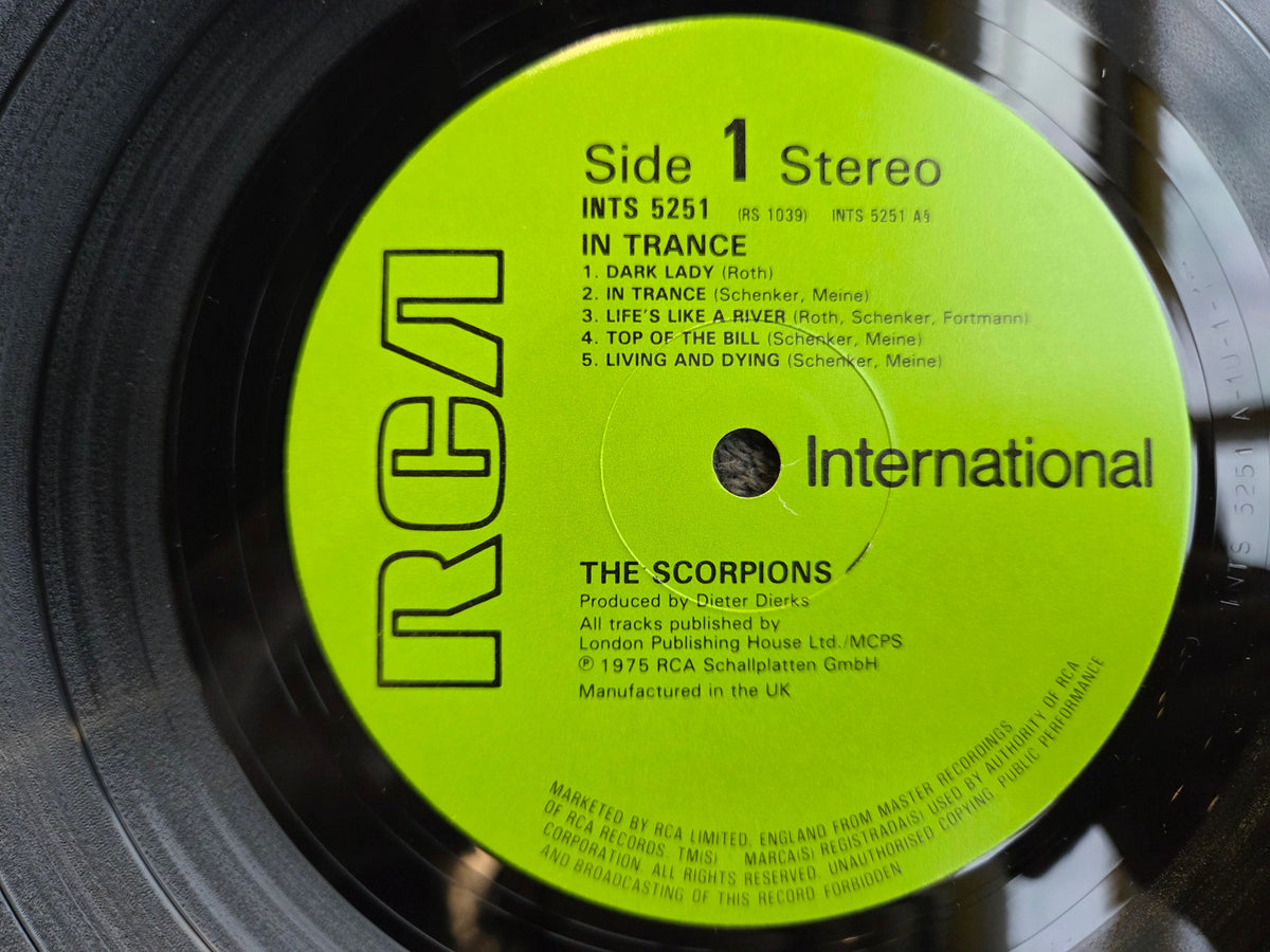 SCORPIONS IN TRANCE UK IMP 1983