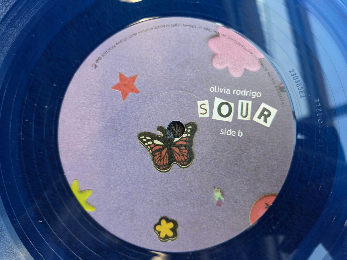 OLIVIA RODRIGO SOUR ALT COVER BLUE