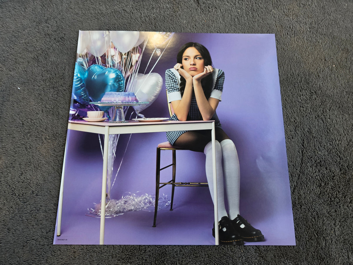 OLIVIA RODRIGO SOUR ALT COVER BLUE
