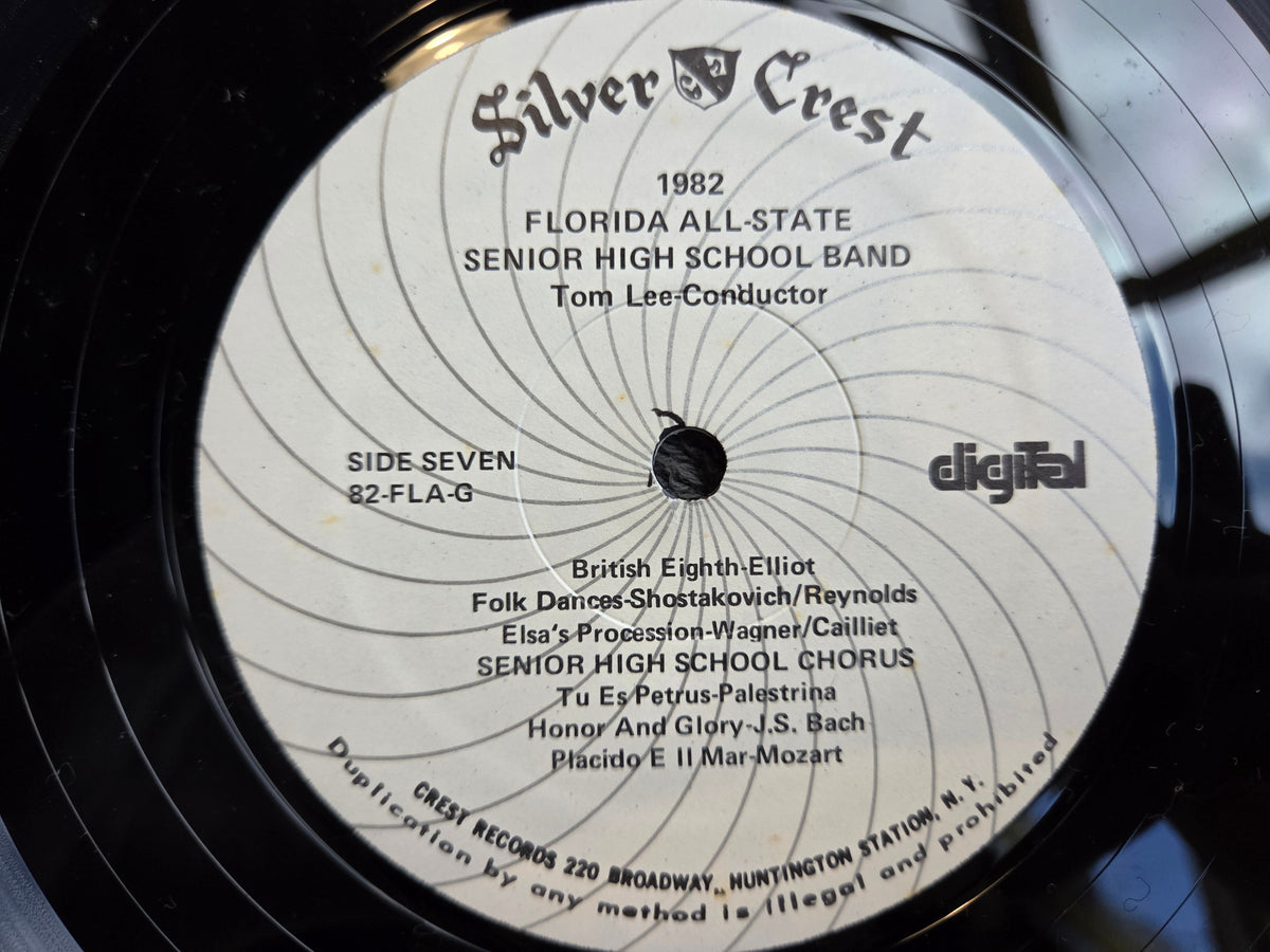 FLORIDA ALL STATE SENIOR HIGH SCHOOL JAZZ ENSEMBLE 1982 BOX SET