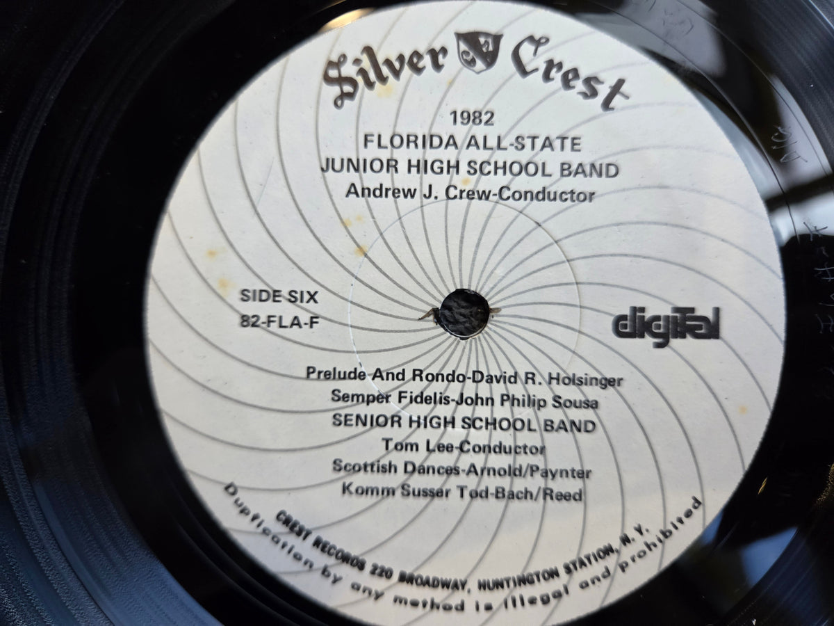FLORIDA ALL STATE SENIOR HIGH SCHOOL JAZZ ENSEMBLE 1982 BOX SET