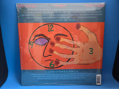 ELVIS COSTELLO HEY CLOCKFACE RED NEW