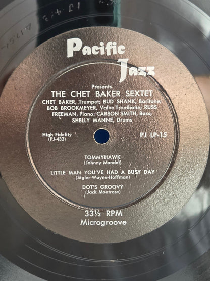 CHET BAKER SEXTET S/T PACIFIC JAZZ 10"