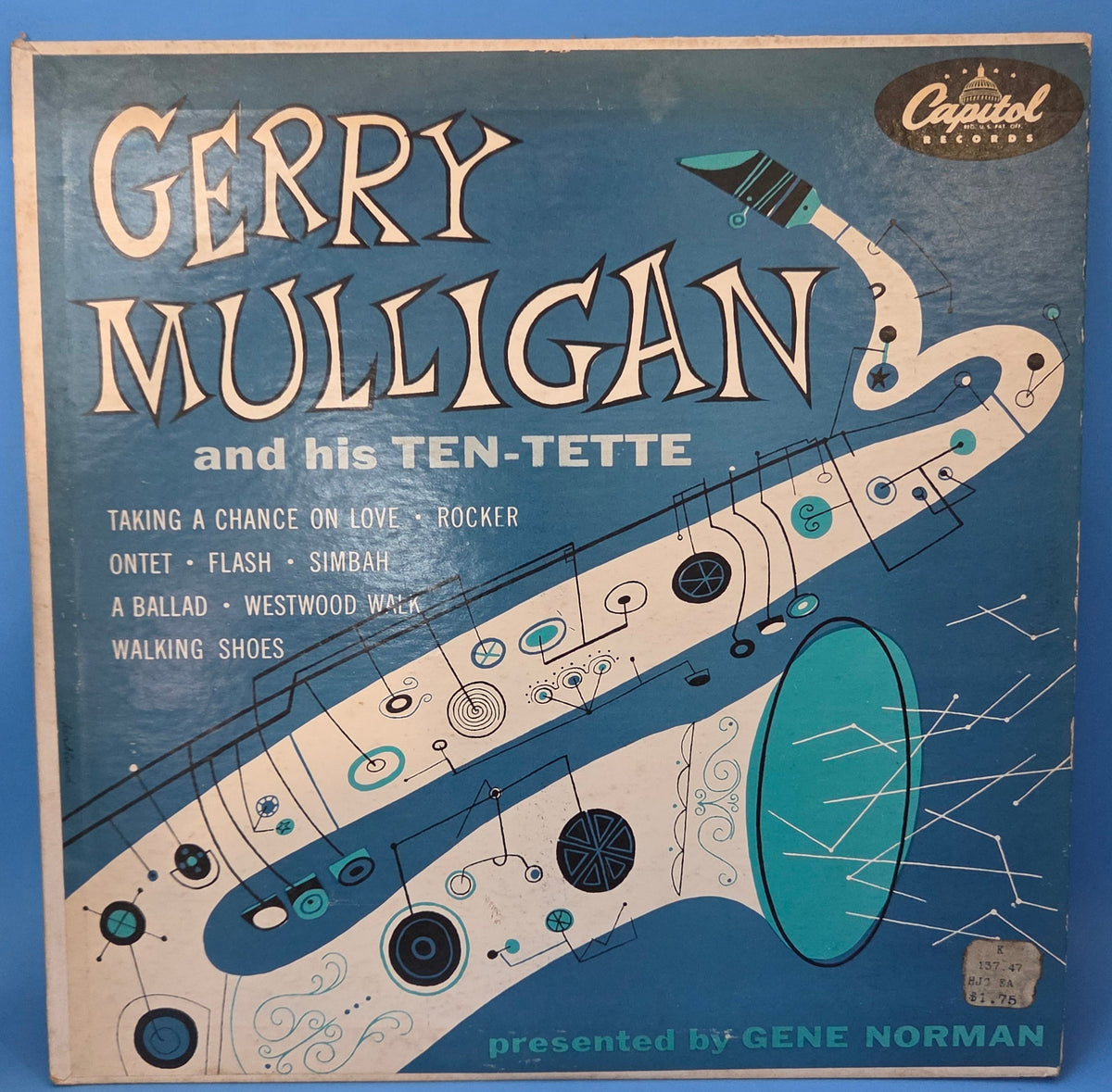 GERRY MULLIGAN AND HIS TEN TETTE 10"