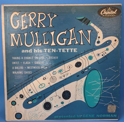 GERRY MULLIGAN AND HIS TEN TETTE 10"