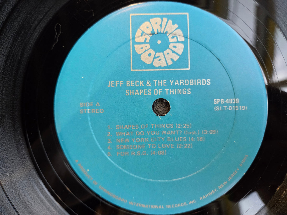 JEFF BECK AND THE YARDBIRDS SHAPES OF THINGS