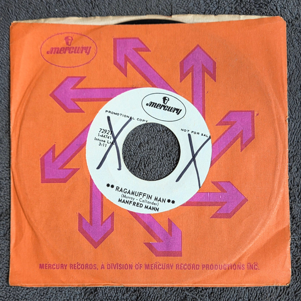 MANFRED MANN RAGAMUFFIN MAN 7" WLP