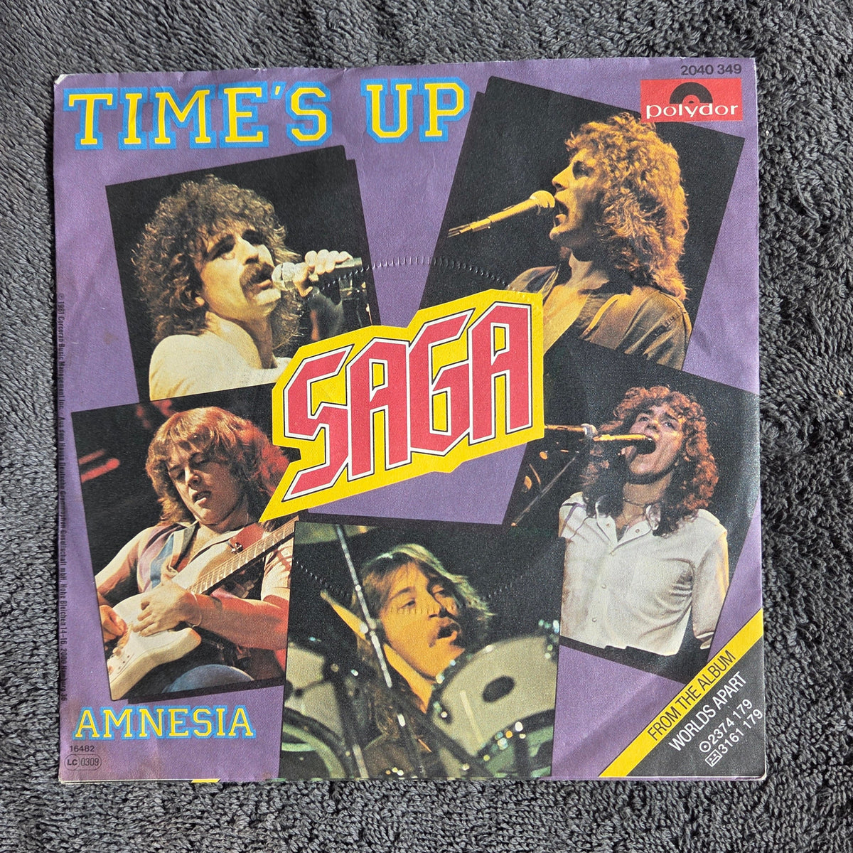 SAGA TIMES UP PS IMP 7"