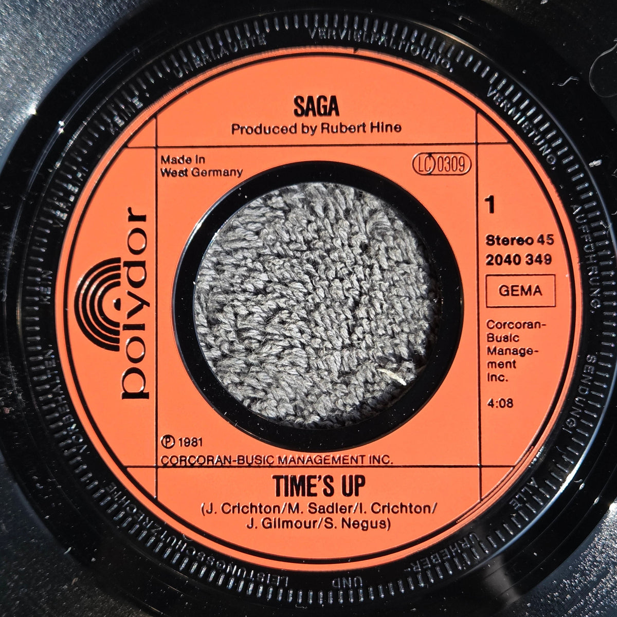 SAGA TIMES UP PS IMP 7"