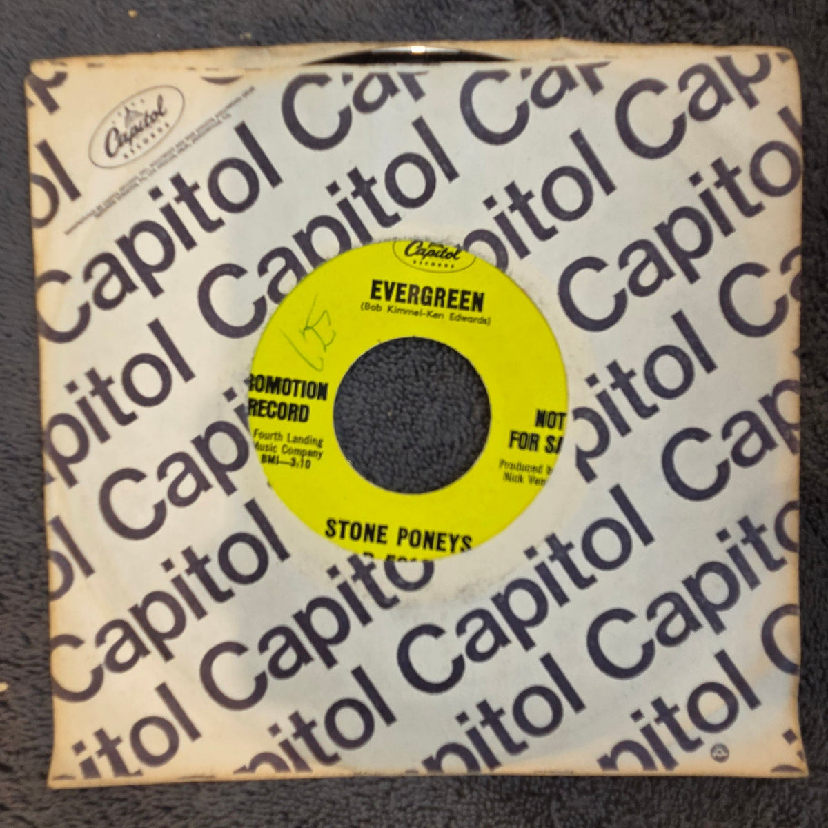 LINDA RONSTADT EVERGREEN PROMO 7"