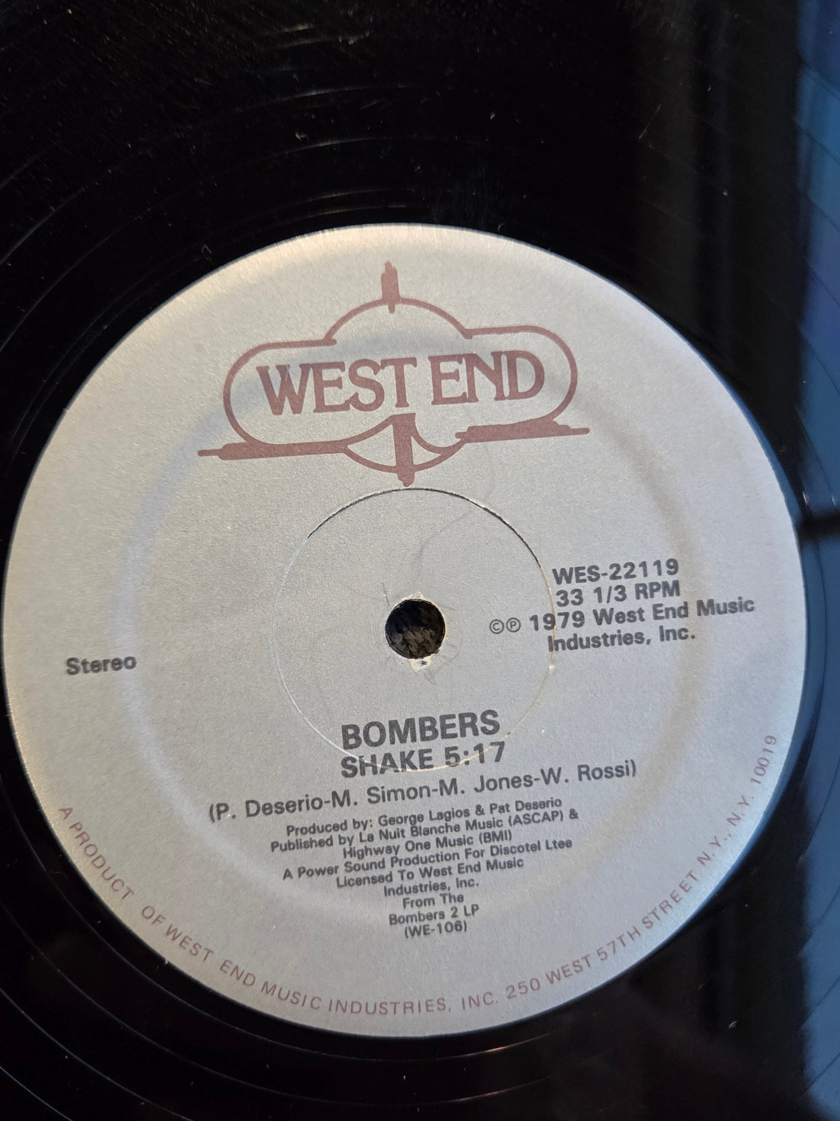 BOMBERS LETS DANCE 12"