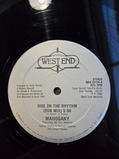 MAHOGANY RIDE ON THE RHYTHM 12"