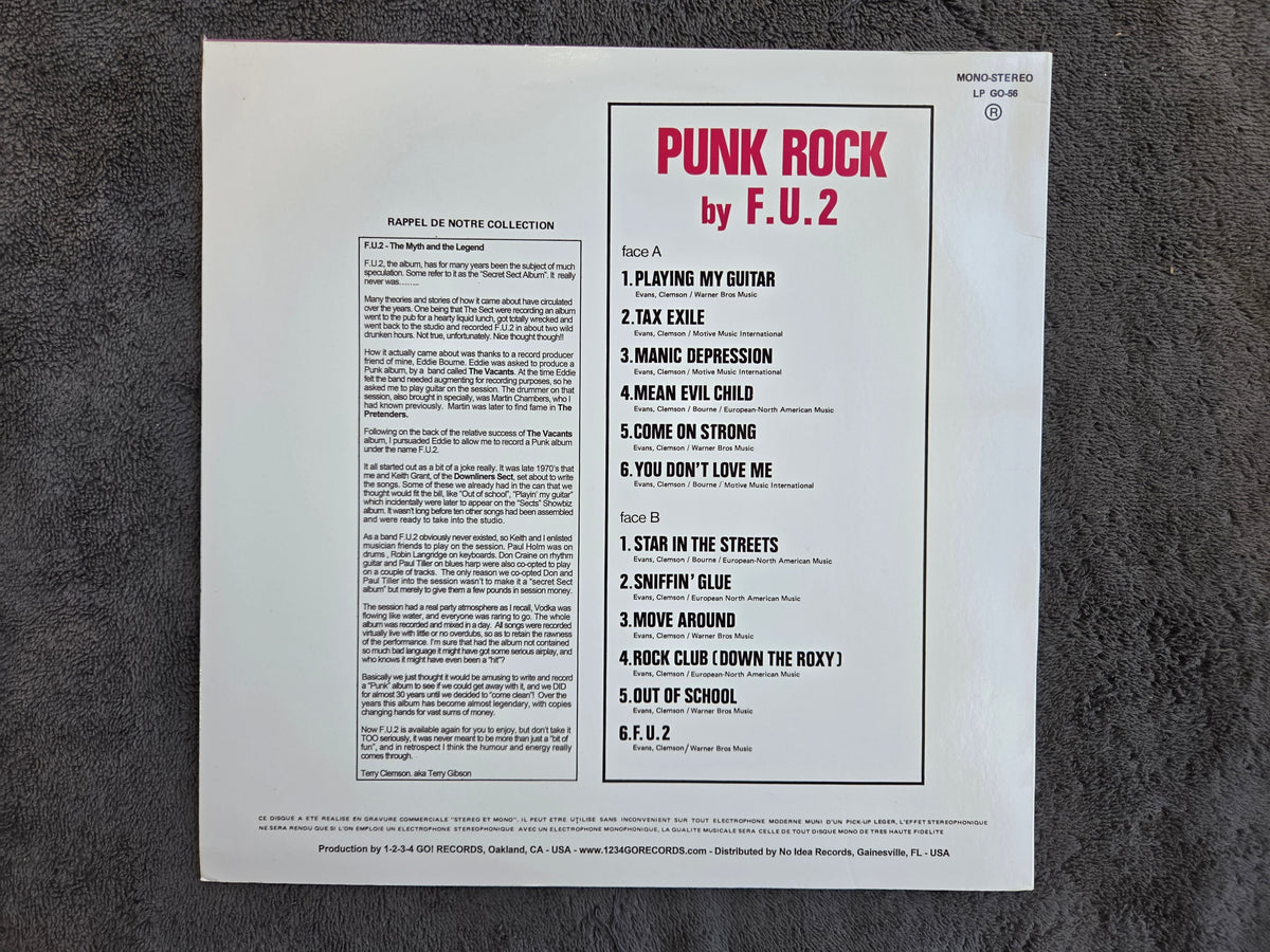 FU2 PUNK ROCK RM RE