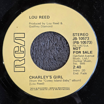 LOU REED CHARLEYS GIRL PROMO 7"