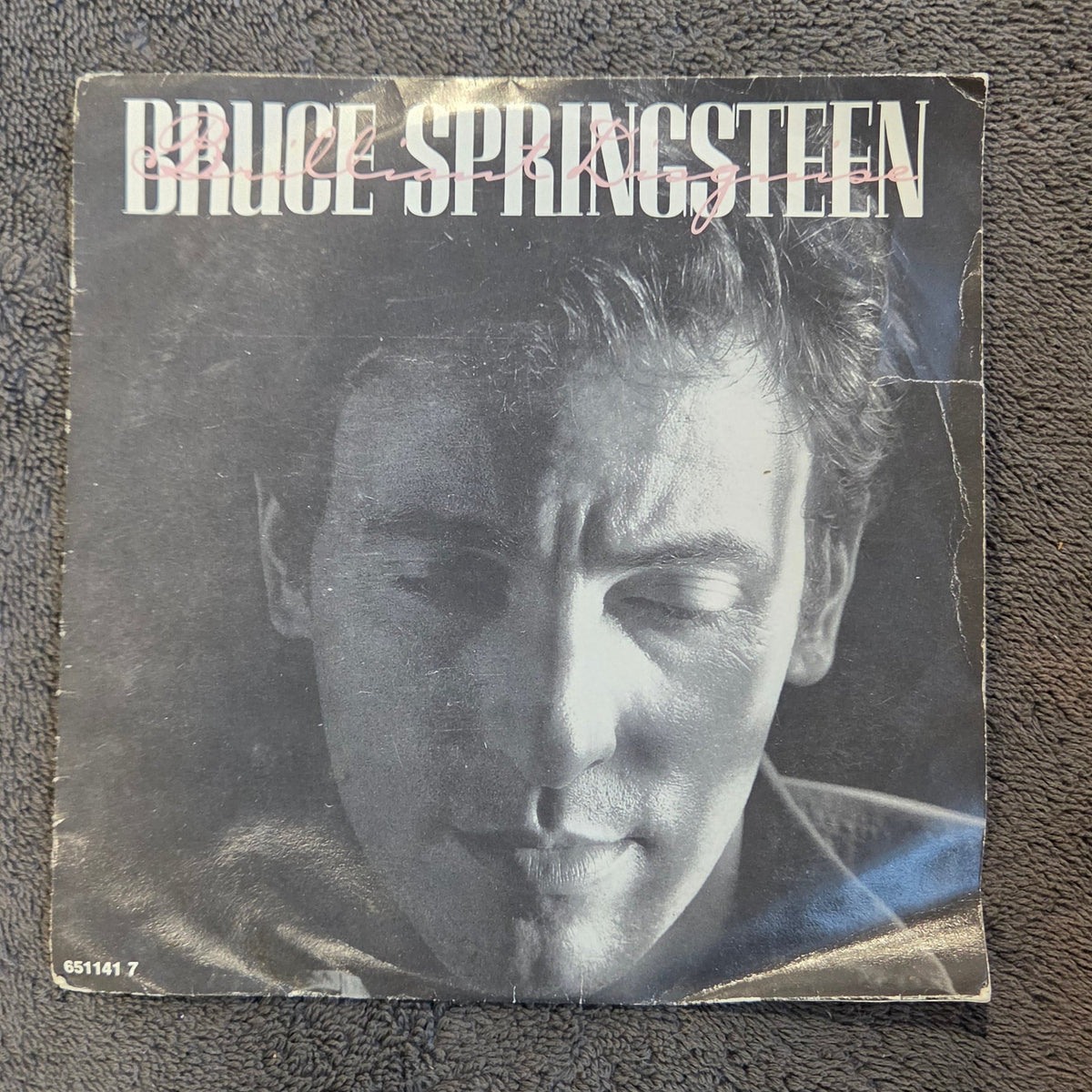 BRUCE SPRINGSTEEN BRILLIANT DISGUISE UK IMP 7"
