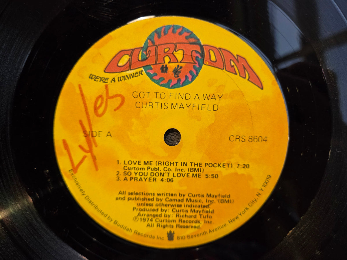 CURTIS MAYFIELD GOT TO FIND A WAY
