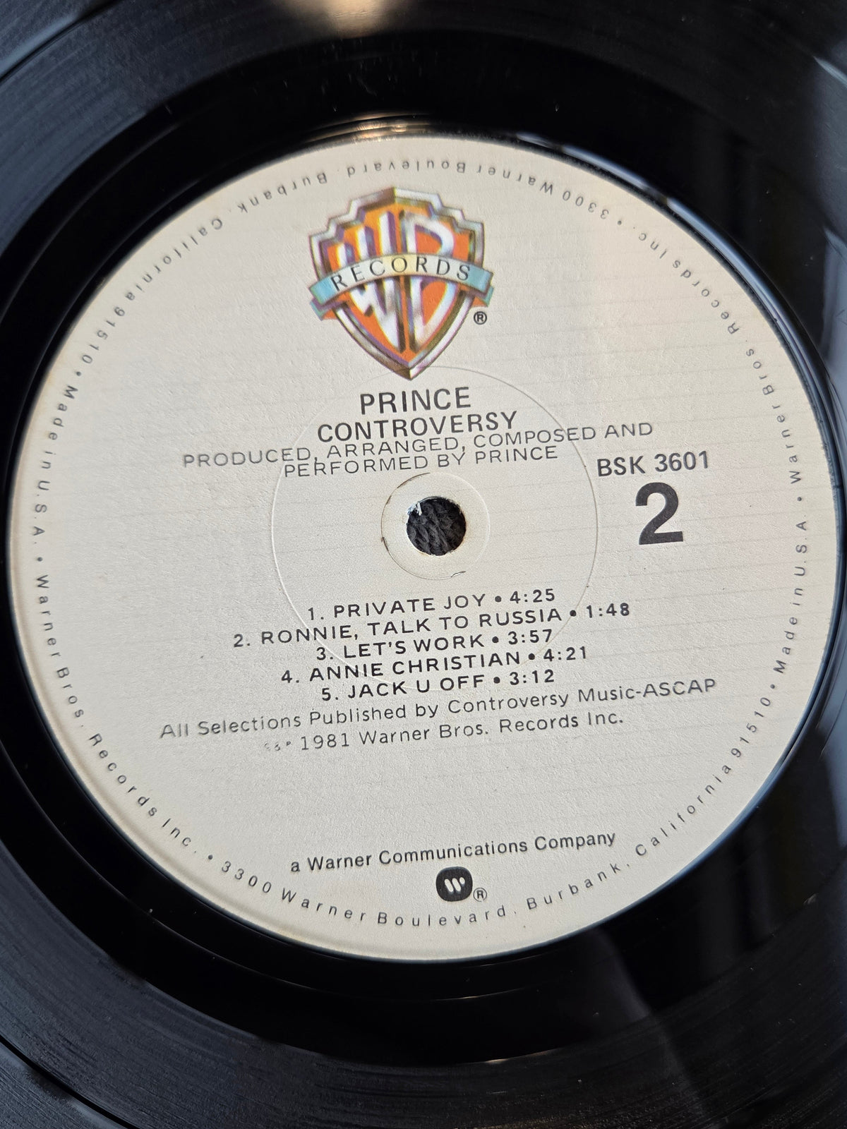PRINCE CONTROVERSY