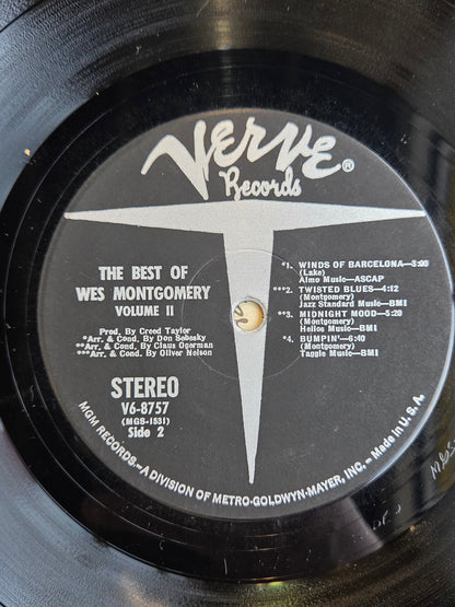 WES MONTGOMERY THE BEST OF VOL 2