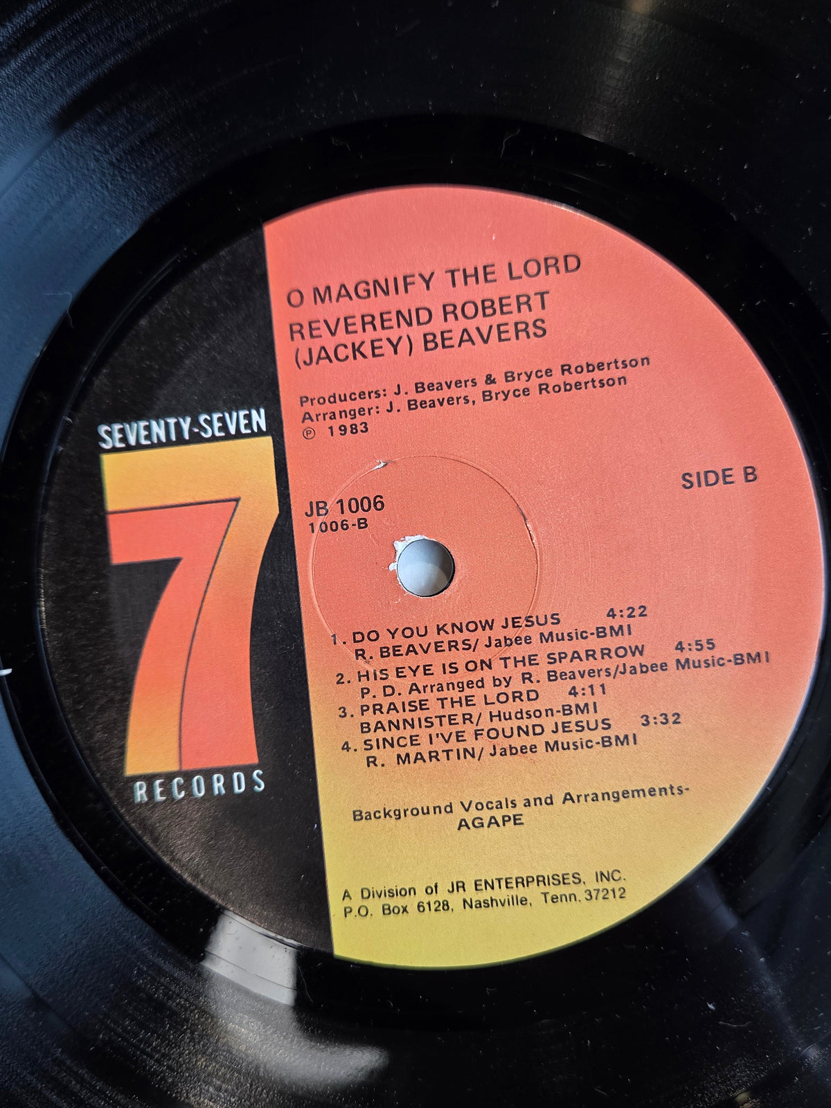 ROBERT L JACKEY BEAVERS ANNOINTED AND FREE