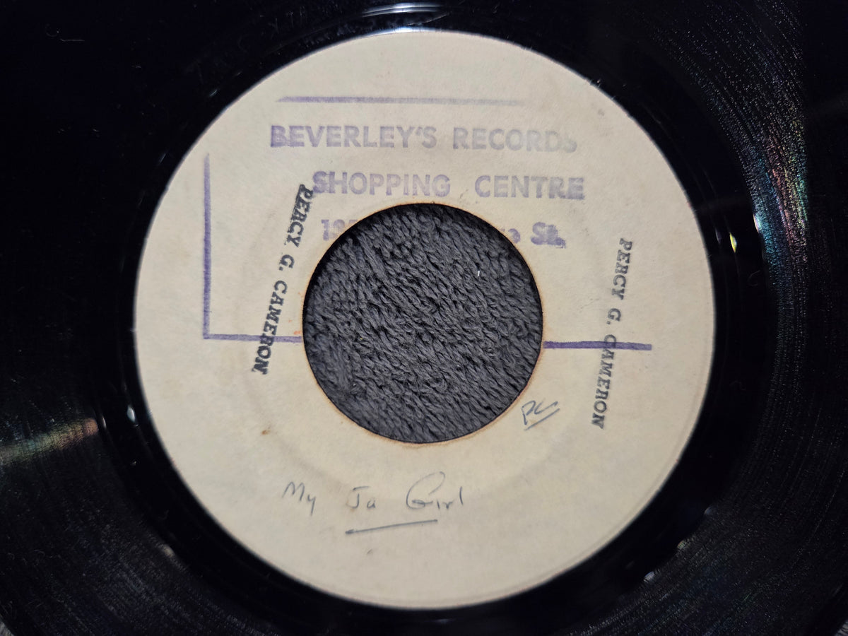 GAYLADS CONSCIOUS MINDS MY JAMAICAN GIRL WHITE LABEL JAM IMP 7"