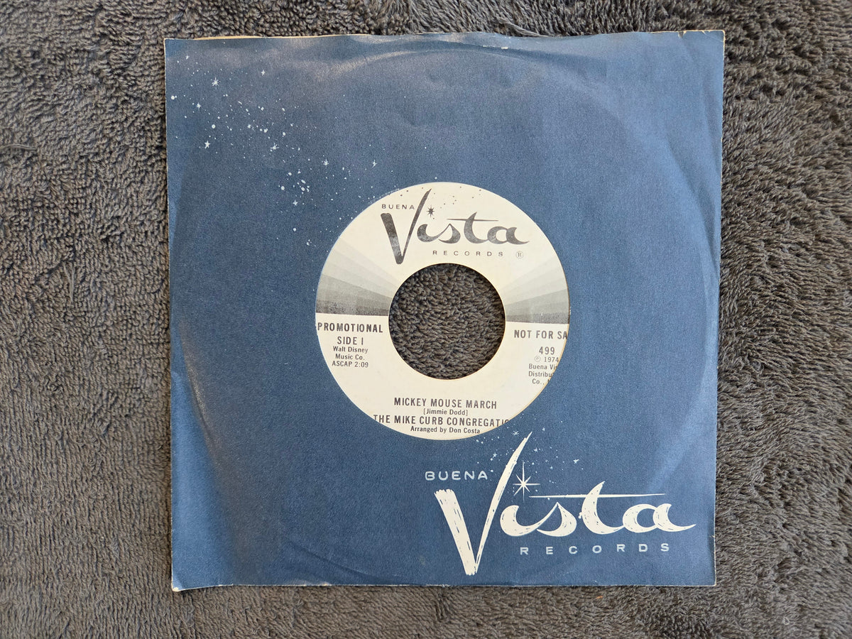 MIKE CURB CONGREGATION MICKEY MOUSE MARCH WLP 7"