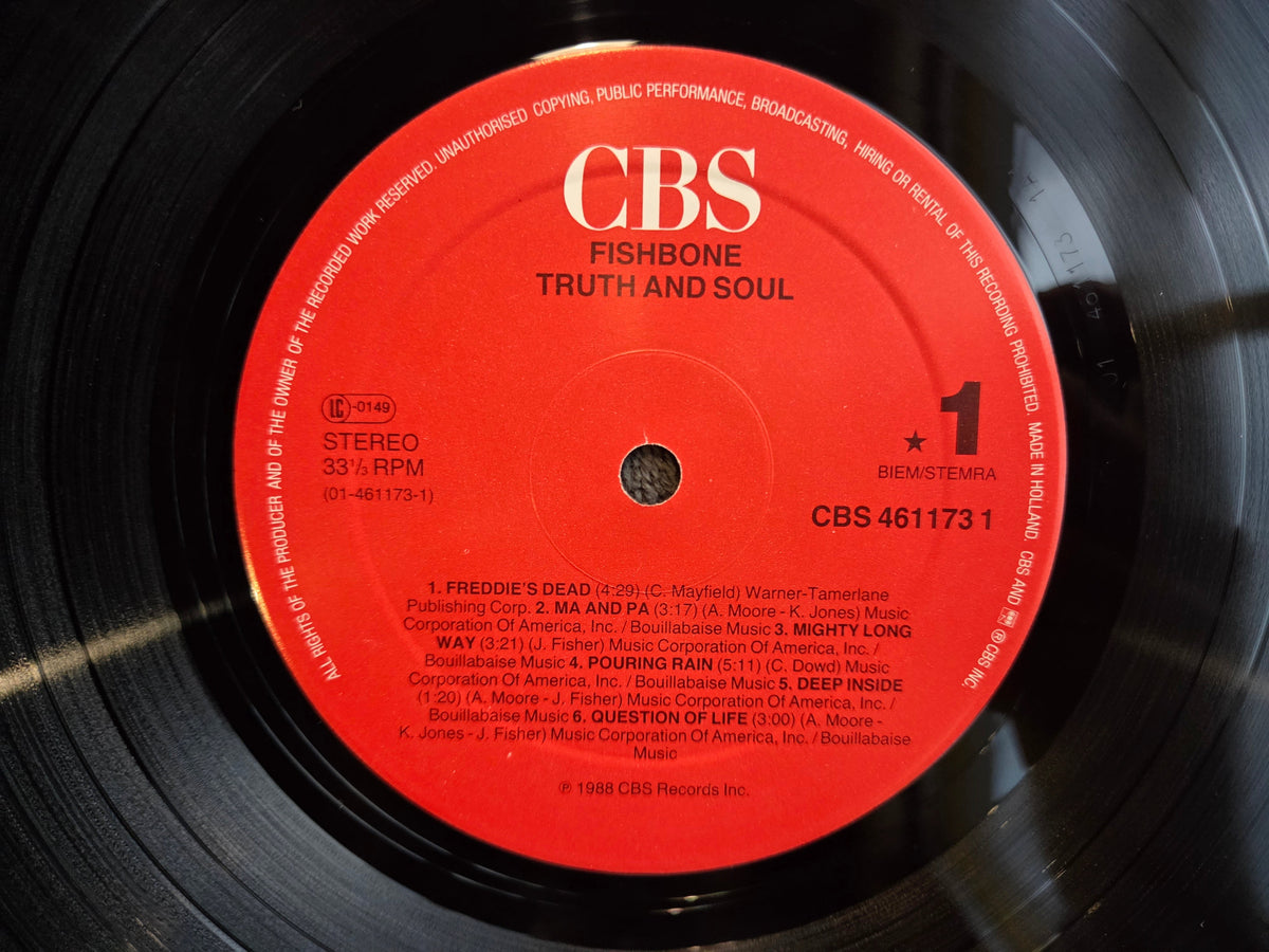FISHBONE TRUTH AND SOUL UK IMP