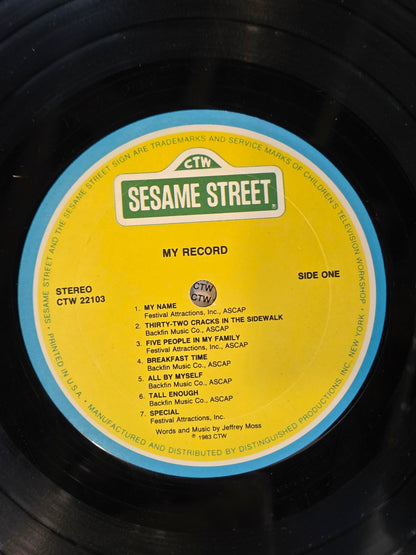 SESAME STREET ALL ABOUT ME MY SESAME STREET RECORD