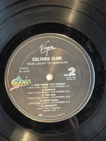 CULTURE CLUB FROM LUXURY TO HEARTACHE