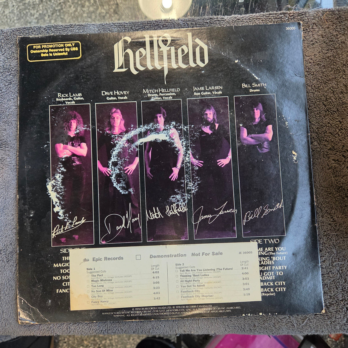 HELLFIELD S/T WLP