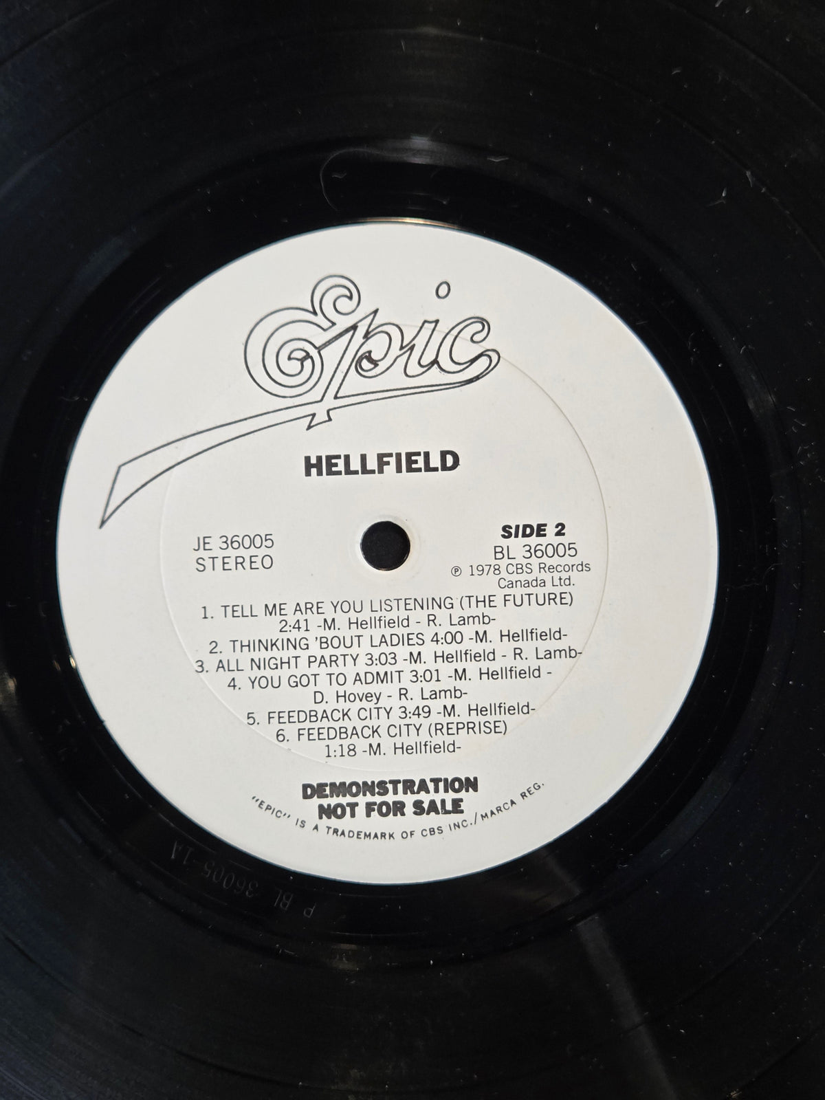 HELLFIELD S/T WLP
